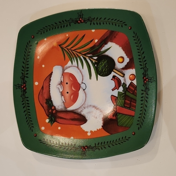 Christmas Santa plate - Picture 1 of 3